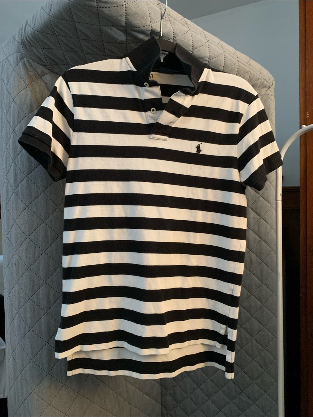 Polo by Ralph Lauren Black & White Striped Men’s Polo